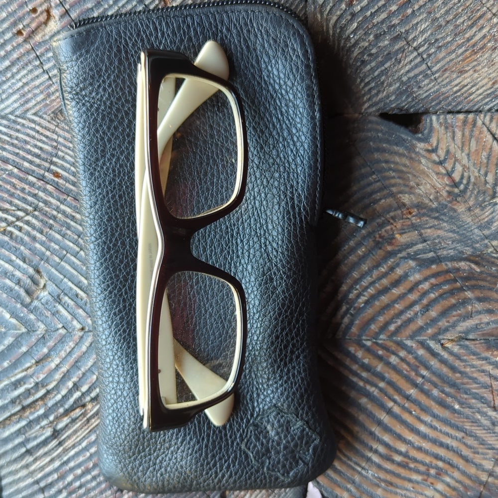 CHROME HEARTS the works ferknee unisex glasses black with sterling hardware